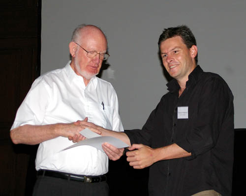 Photo of Wayne Anderson with Peter Kenny