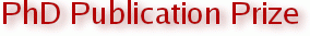 PhD Publication Prize