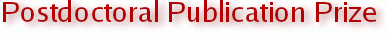 Postdoc Publication Prize