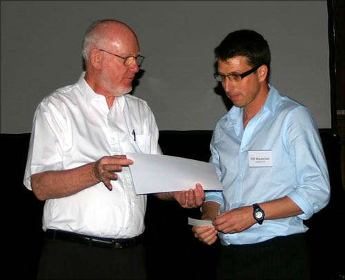 Photo of William Macdonald with Peter Kenny