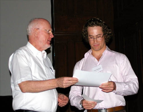 Photo of Trent Reardon with Peter Kenny